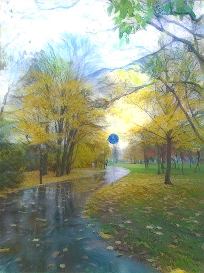 day of the yellow leaf - path