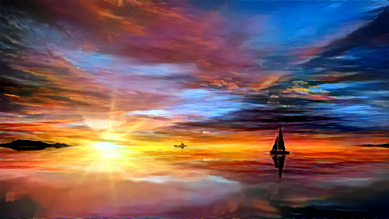 Sunset at Sea (Image credit : jplenio / Pixabay)