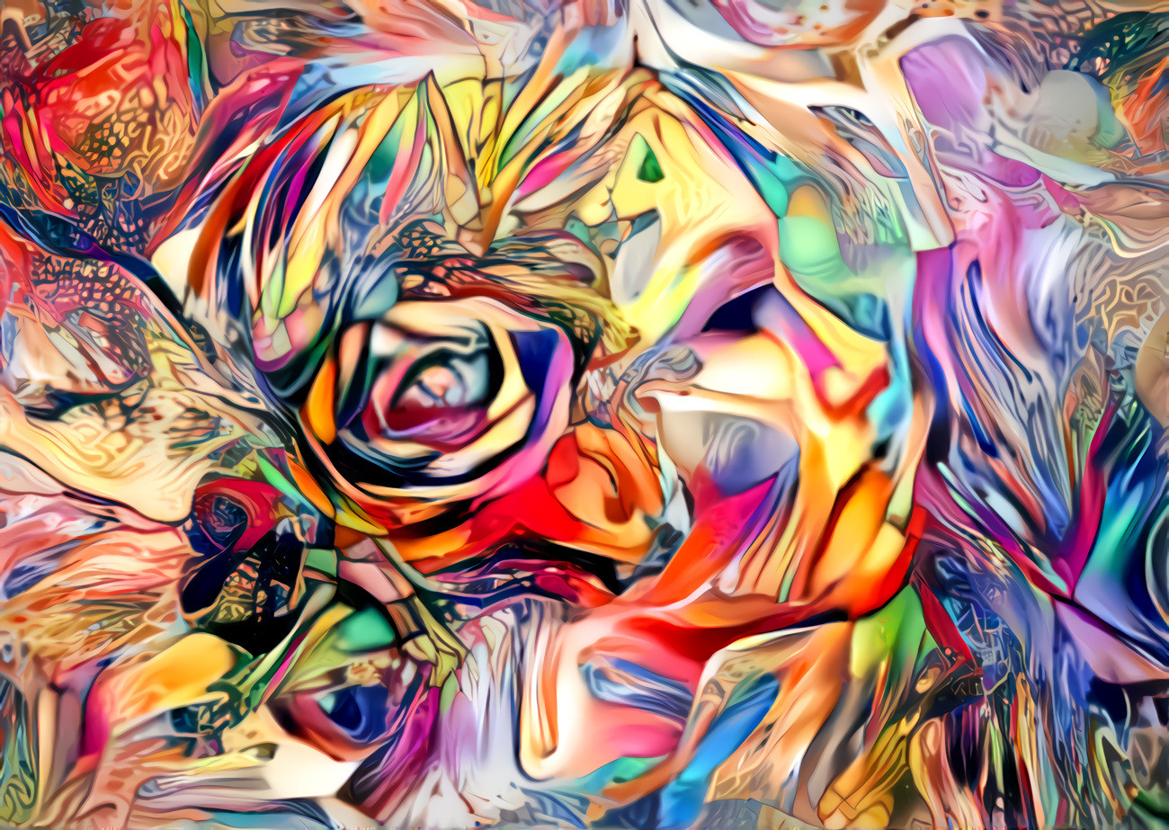 Psychedelic Abstract Girl 