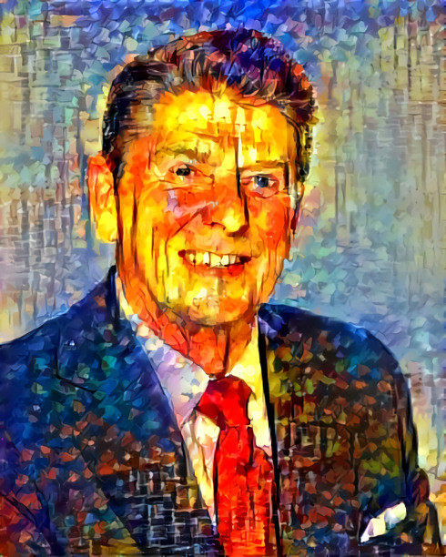 Intense Impressionist Reagan