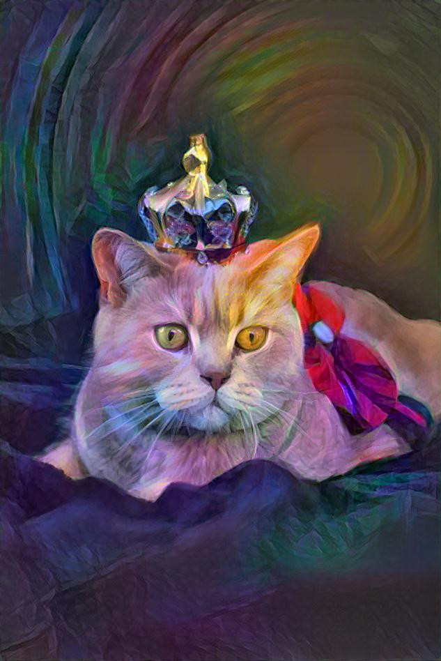 Kitty with crown