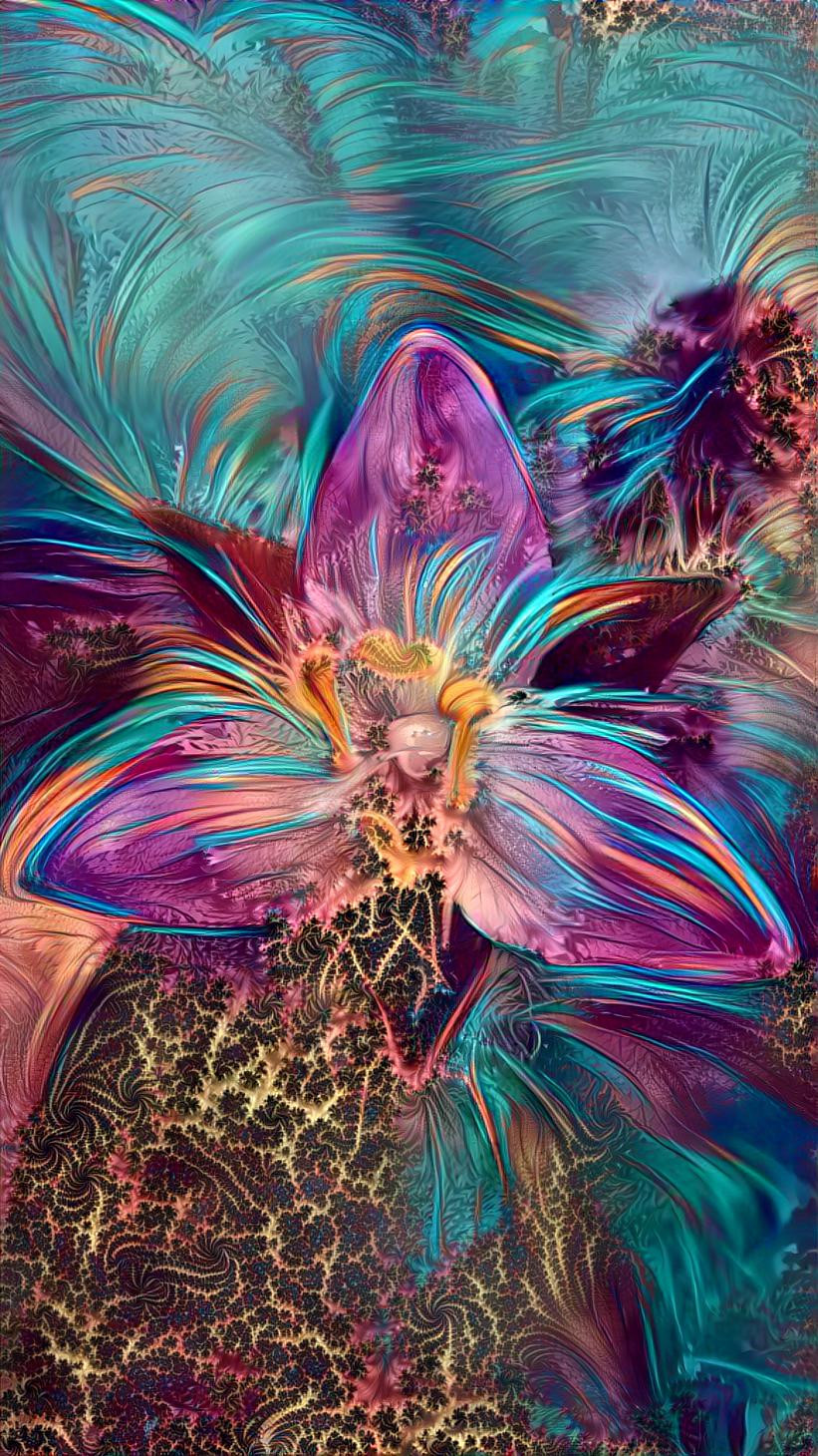 Cosmic Fractal Flower