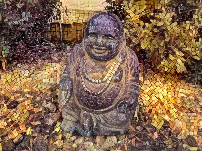 Buddha statue between common box I-01