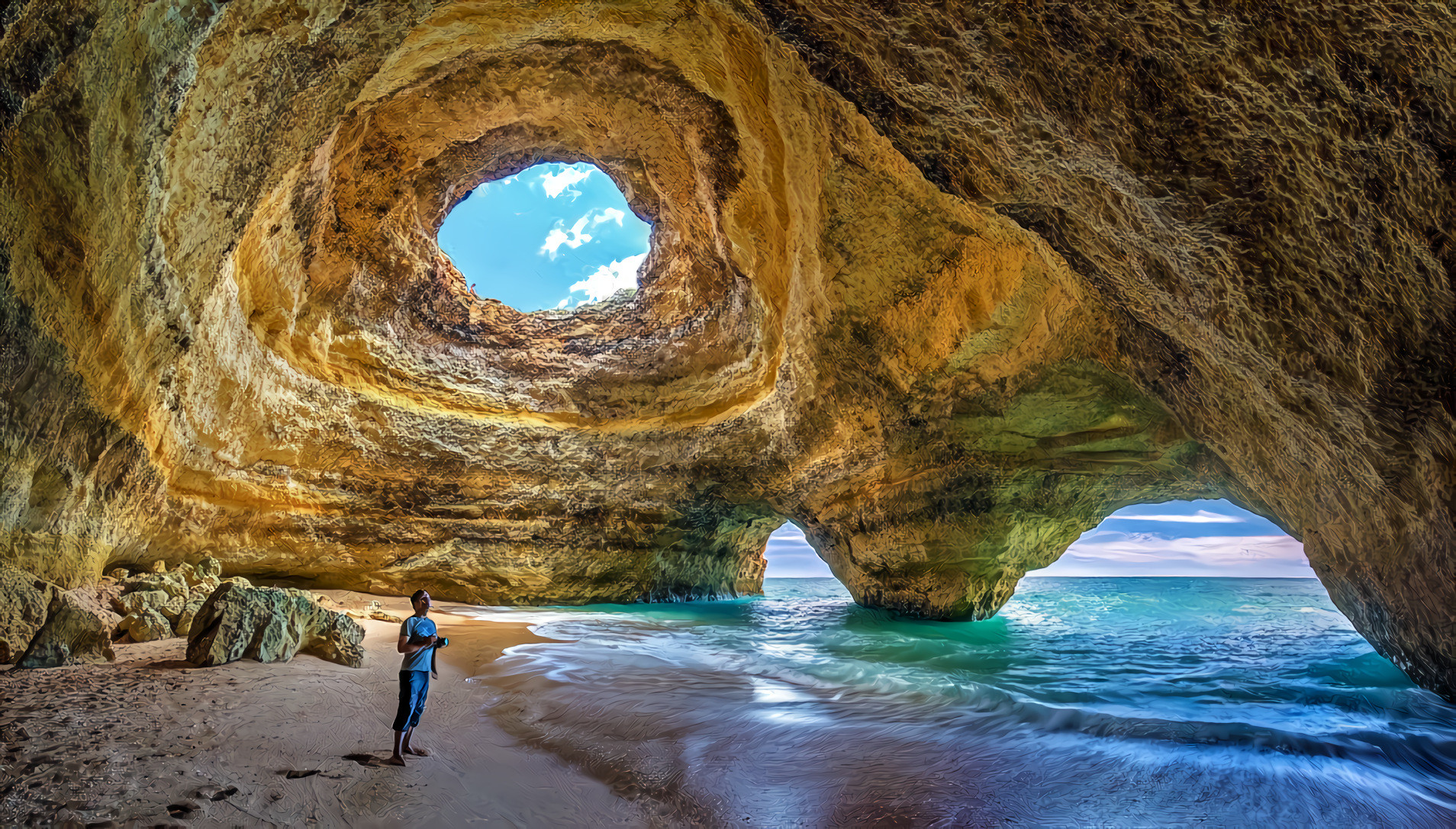 Portugal, Algarve Benagil Caves