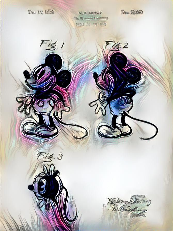 Walt Disney Mickey Mouse Patent 1929