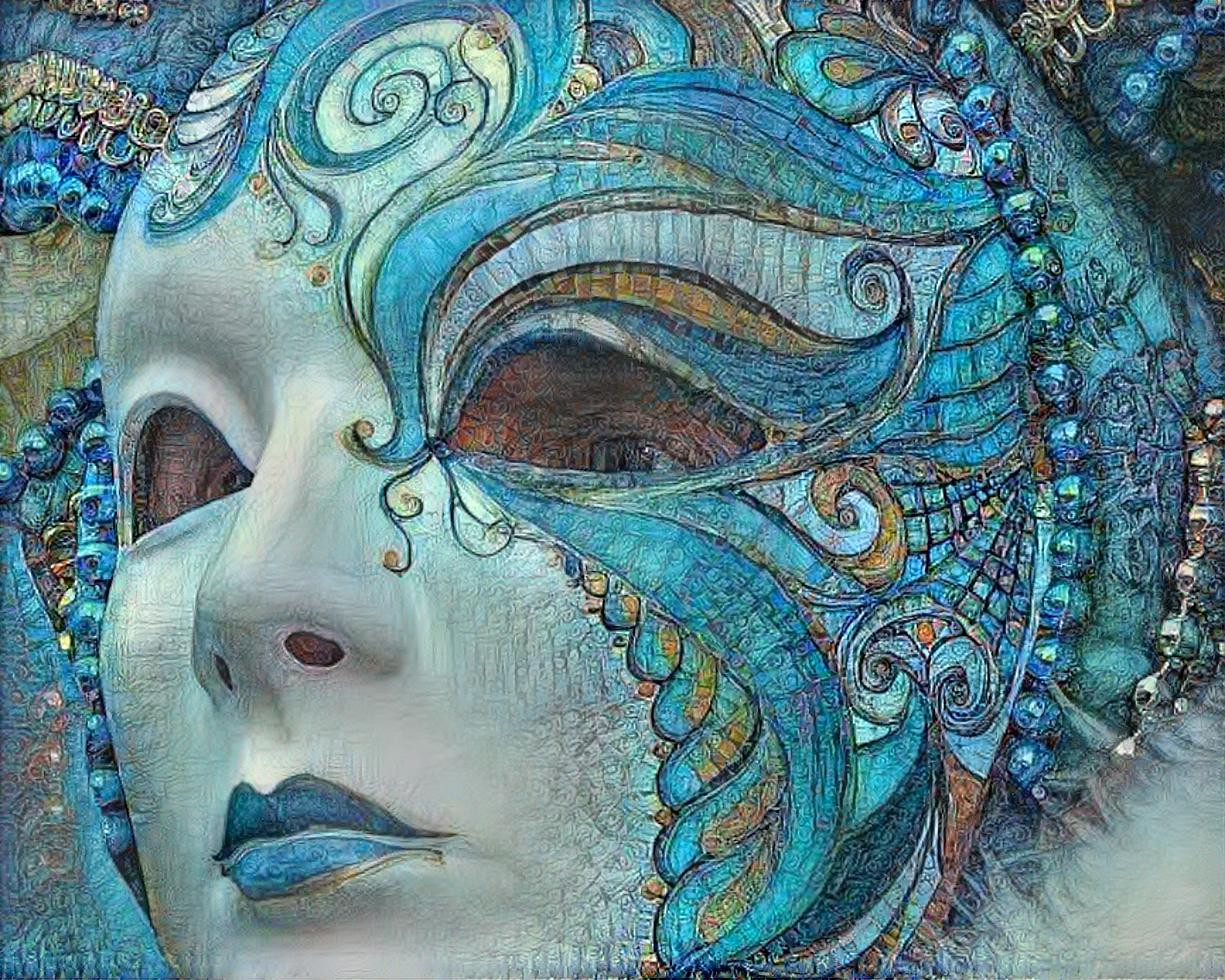 The Blue Venetian Mask [1.2MP]
