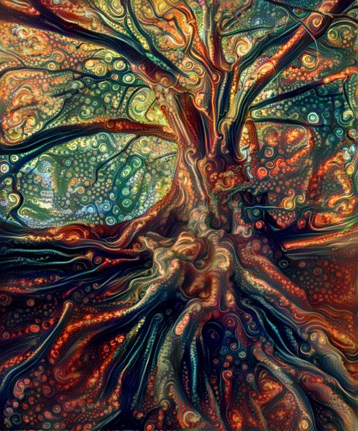 Psychedelic tree