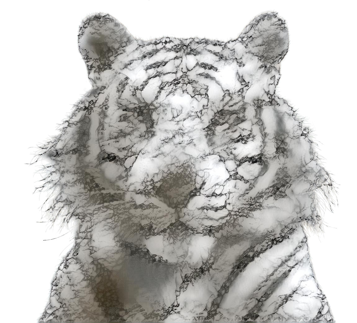 White marble tiger