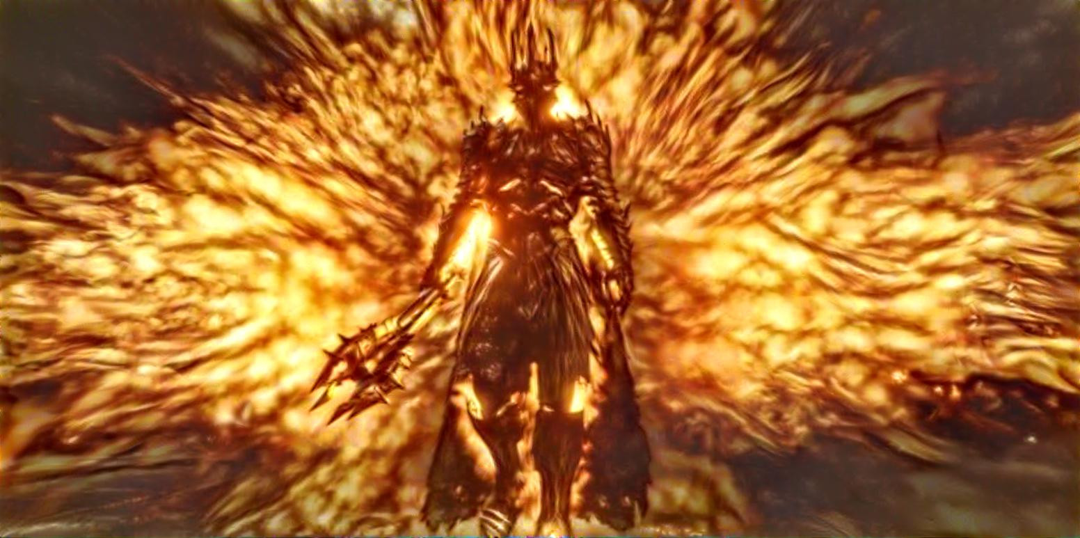 Sauron On Fire