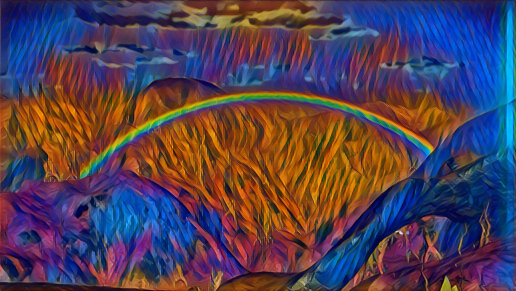 NMS Screenshot - Swamp Planet Rainbow