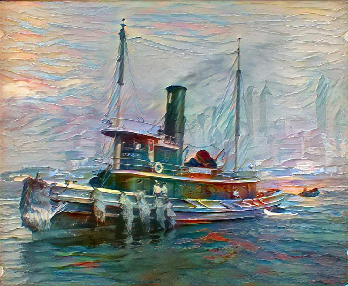 Vintage Tug Boat Series №.2