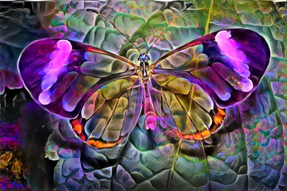 bonte vlinder