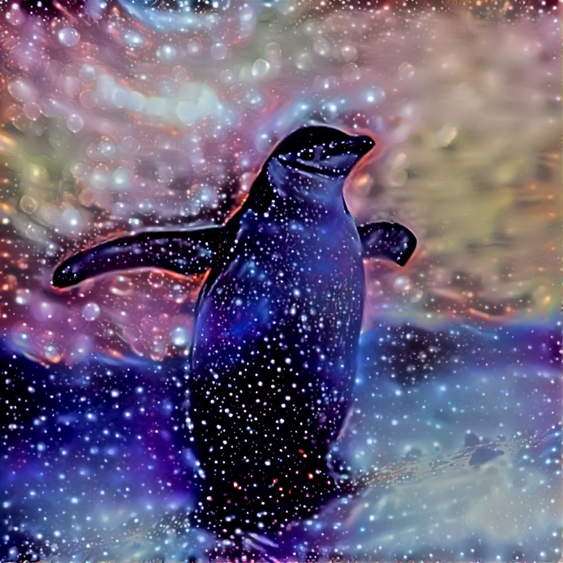 Starry Night? Nah... Starry Penguin!