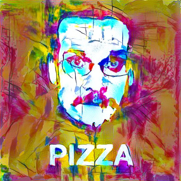Watercolor Pizza John