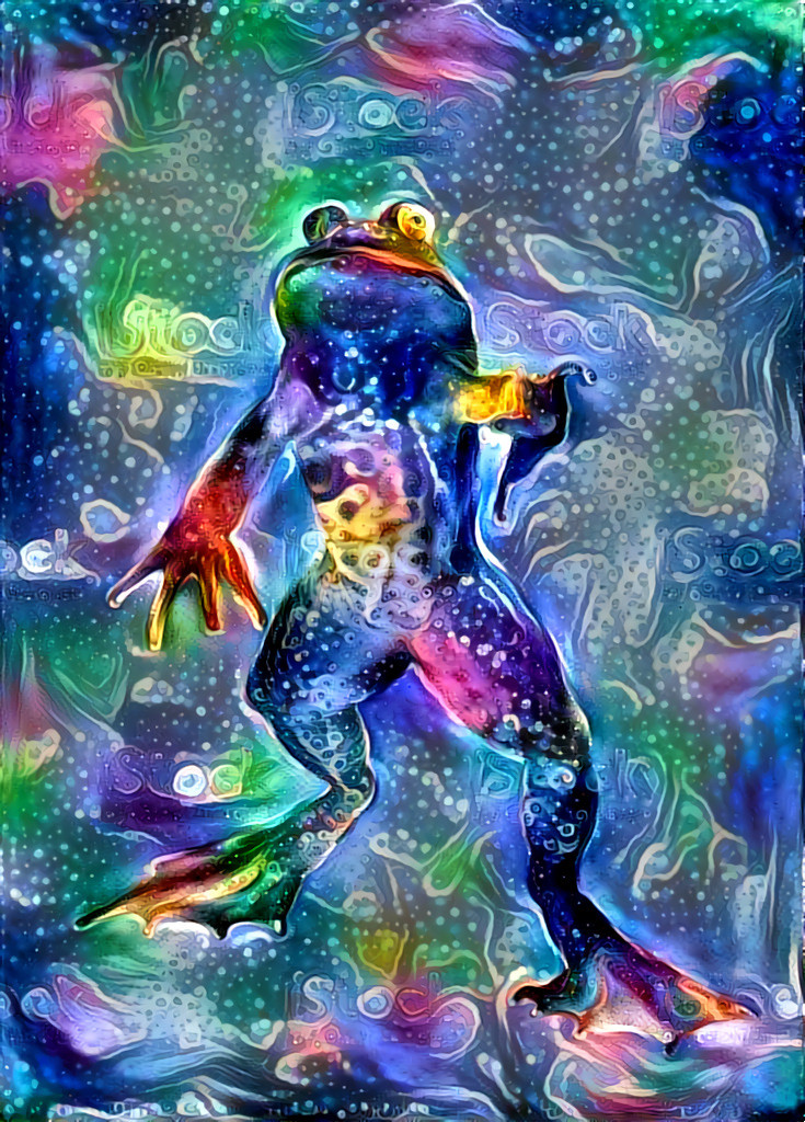 Omega frog. All frogs whip and nae nae in his presence.