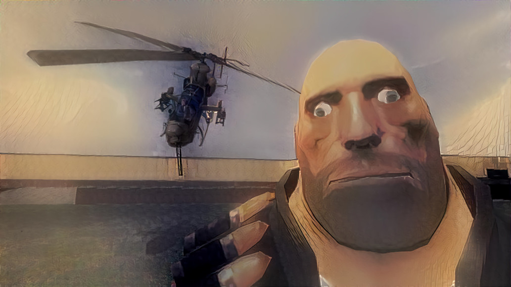 heavy and the helicopter