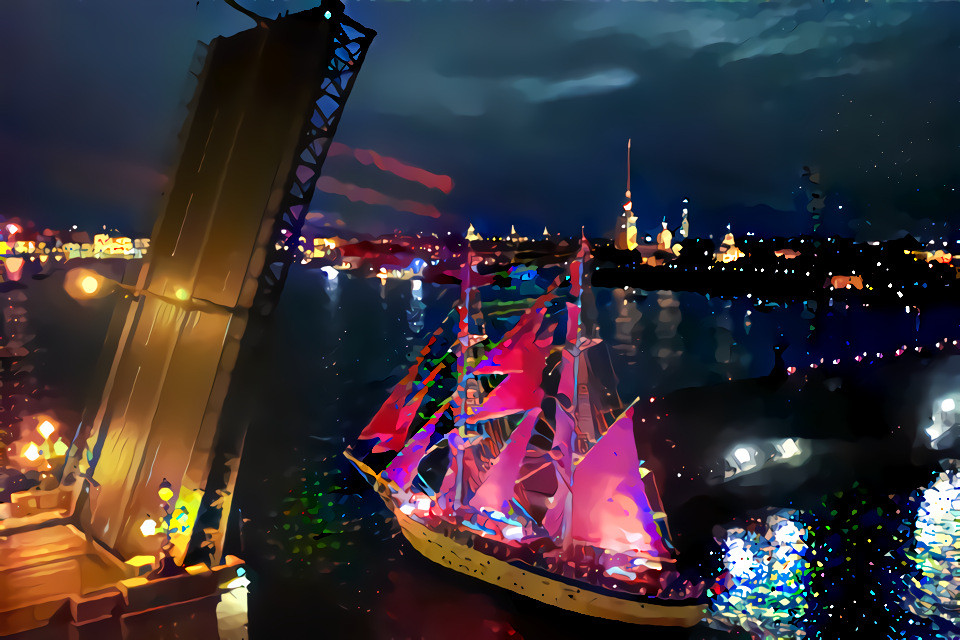 &quot;Scarlet Sails&quot; festival in St. Petersburg