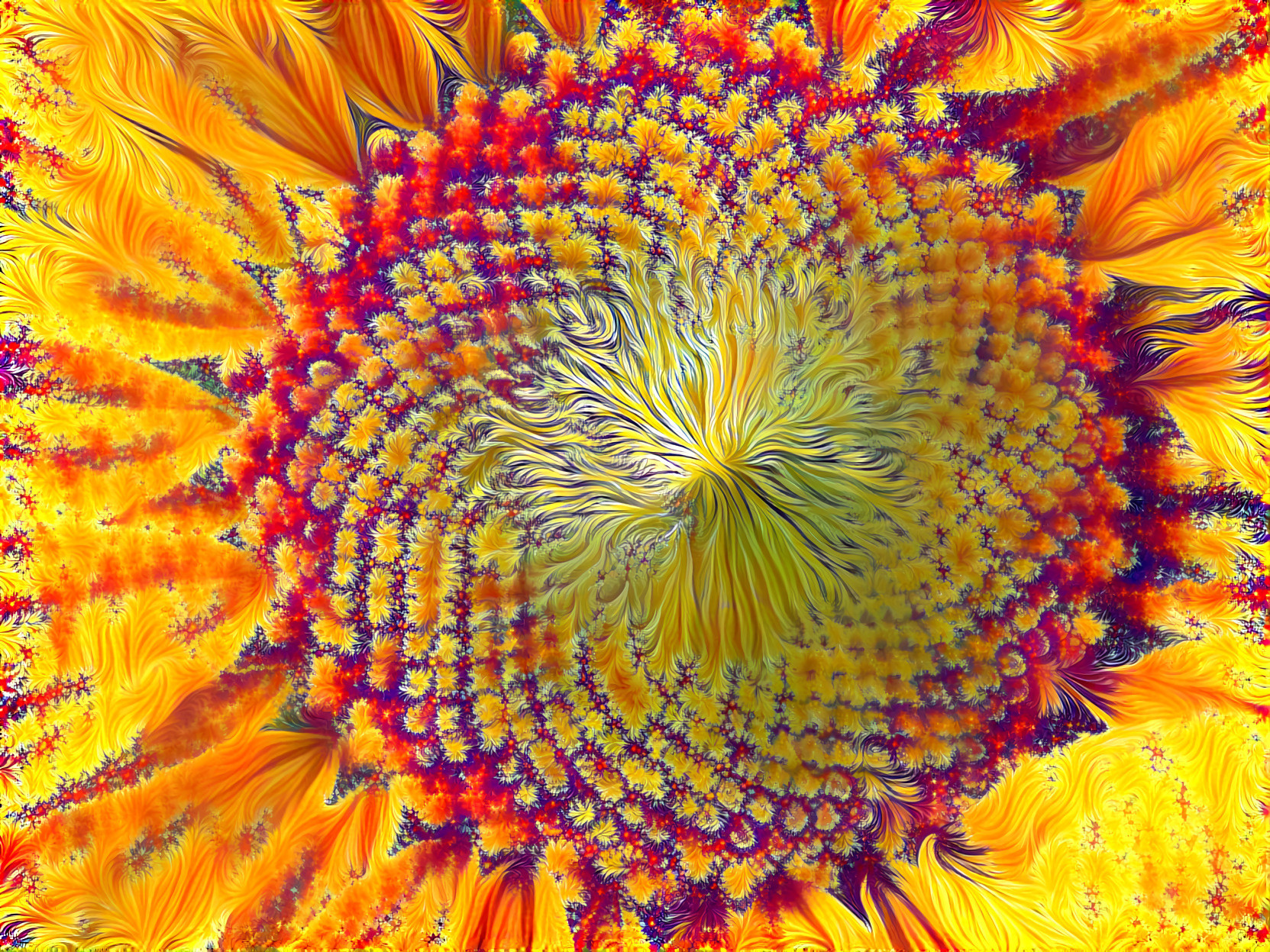 Fractal Sunflower