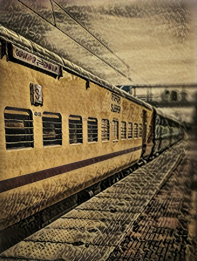 Travelling with railways.