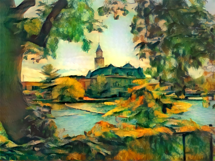 Town Hall after Cezanne