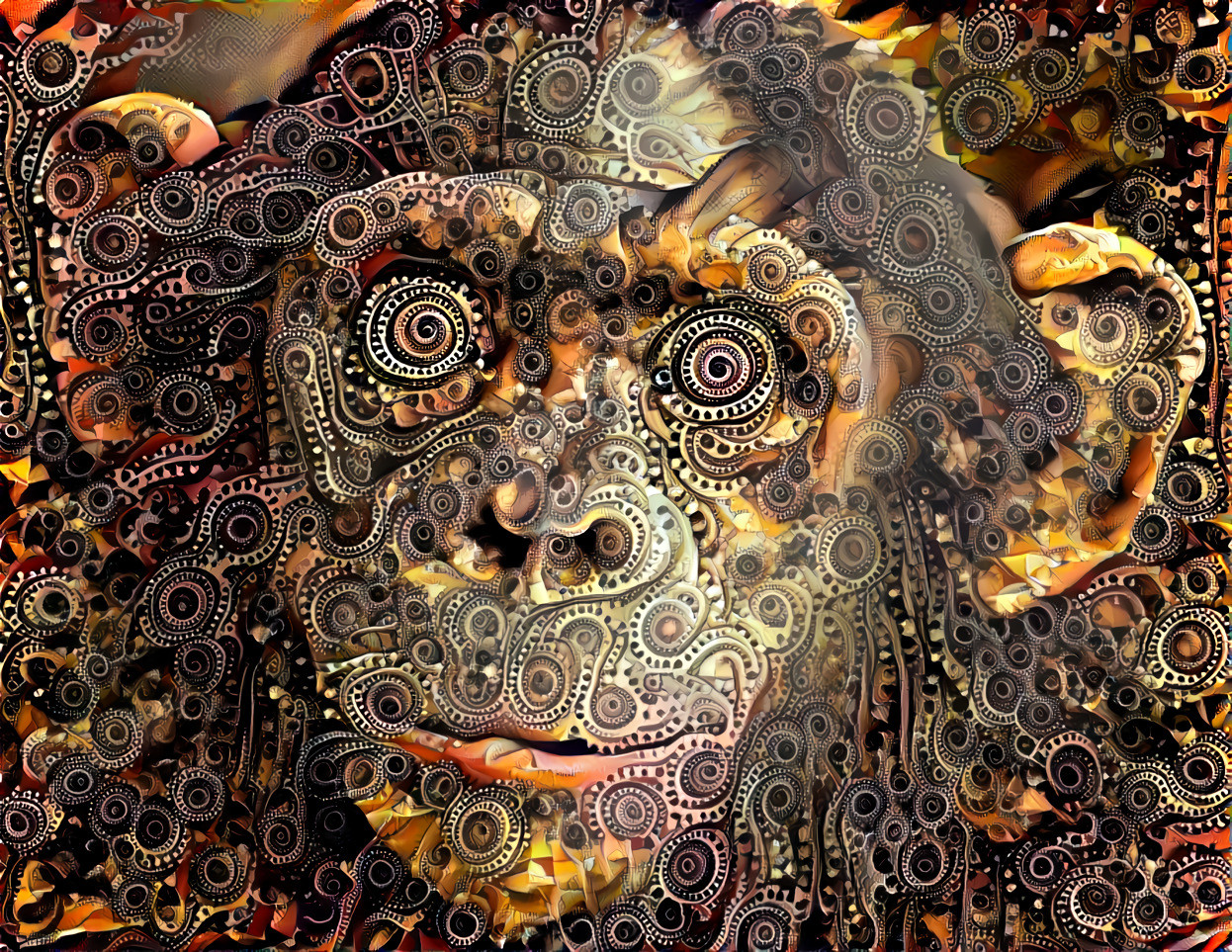 chimp face