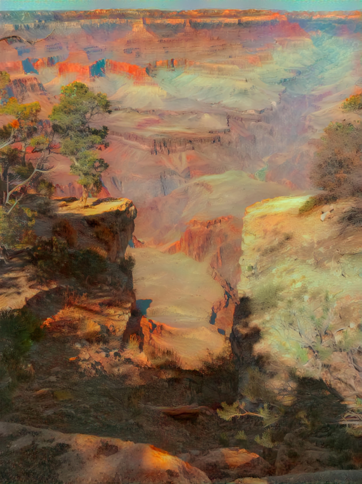 Grand Canyon (in the style of Thomas Moran)