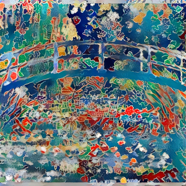 The Japanese Bridge by Claude Monet