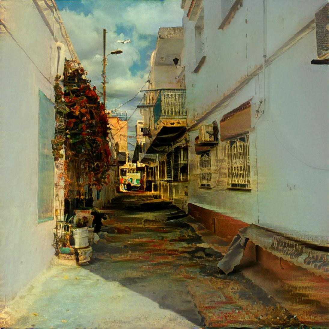 La Goulette streets Tunisia by Tyna