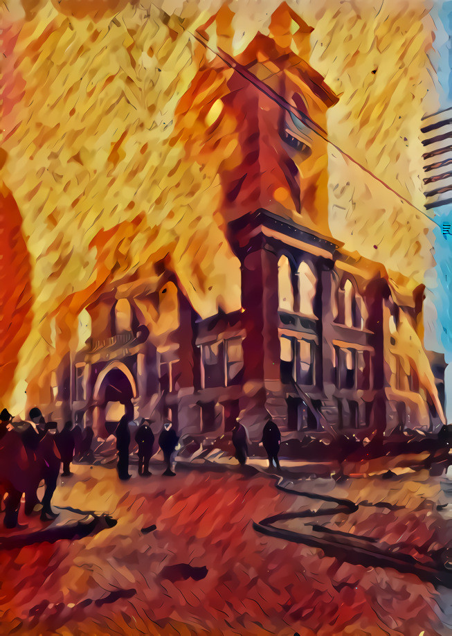 Bradford City Hall Fire