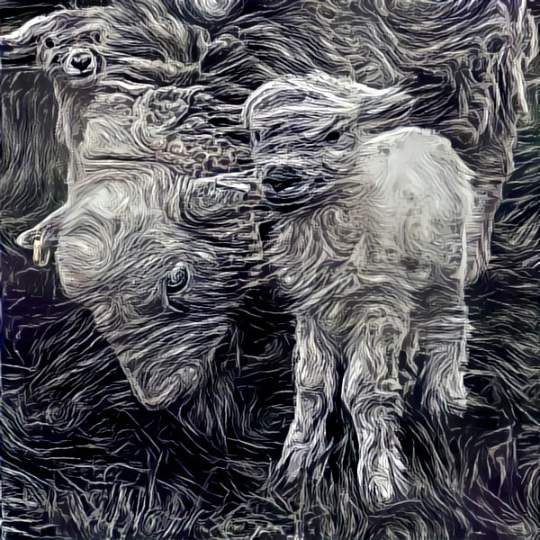 Heidi and lambs