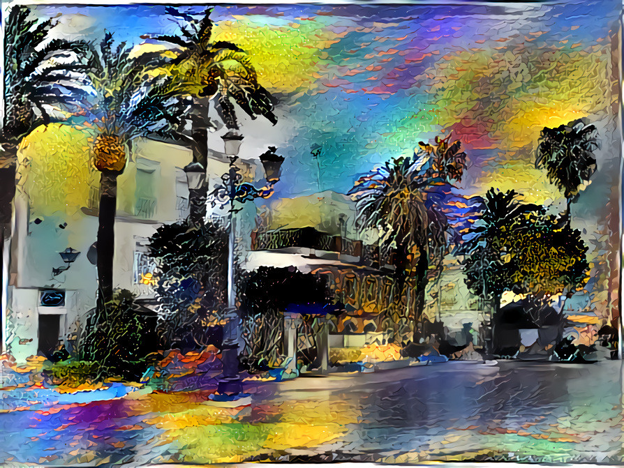- - -  'Algarve Dream'  - - - - - - - - - - Digital art by Unreal - from own photo.