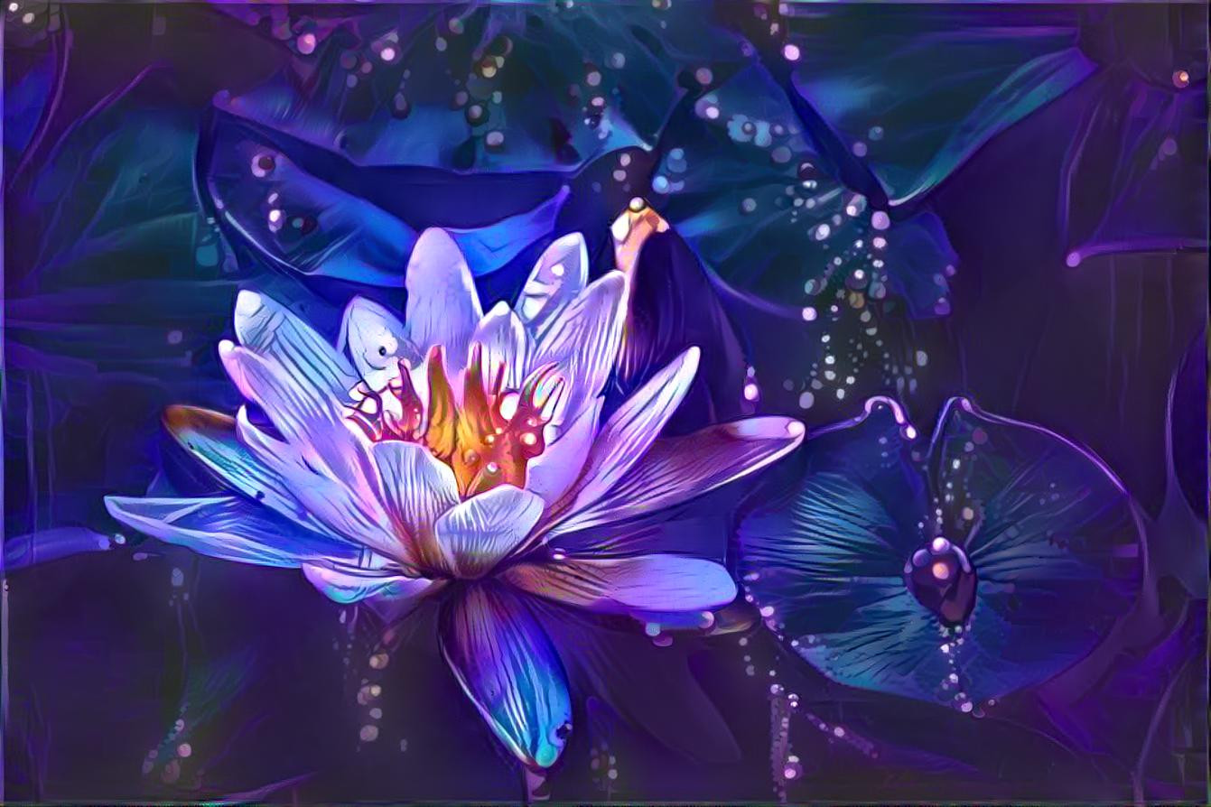 Lotus violet by Tyna