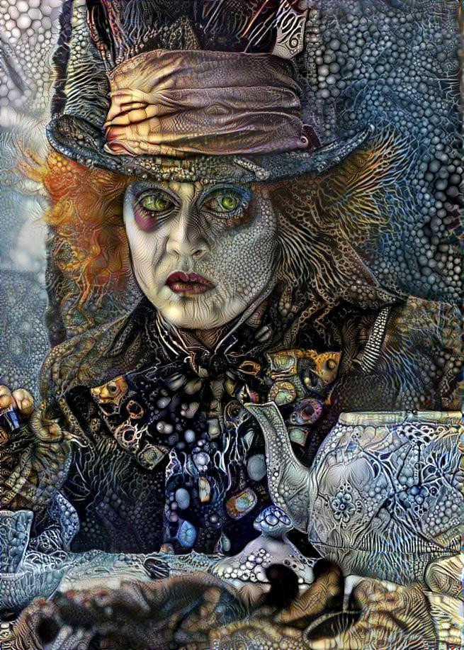The Mad Hatter, Johnny Depp. Alice in Wonderland.