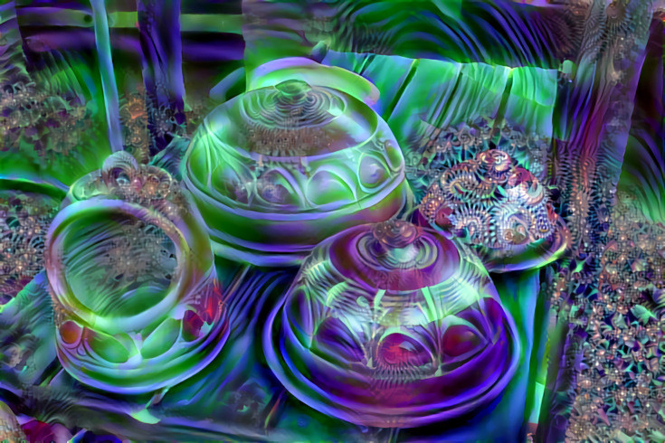 - - -  'Enhanced Pottery'  - - - - - - - - - - Digital art by Unreal - from own photo.