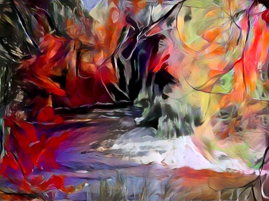 Digital Art by MJI- Autumn Stream 6