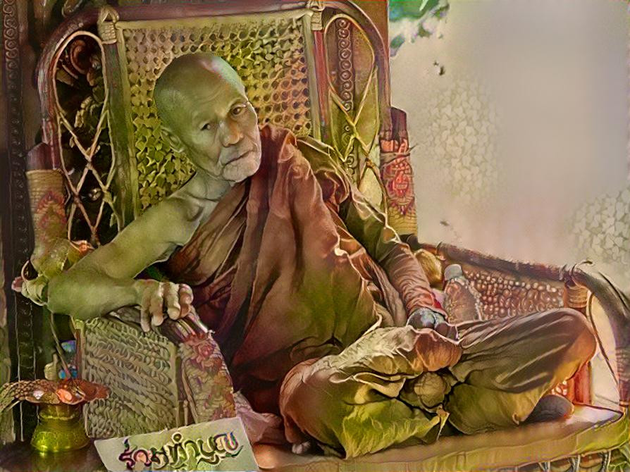 Buddhist monk in NE Thailand