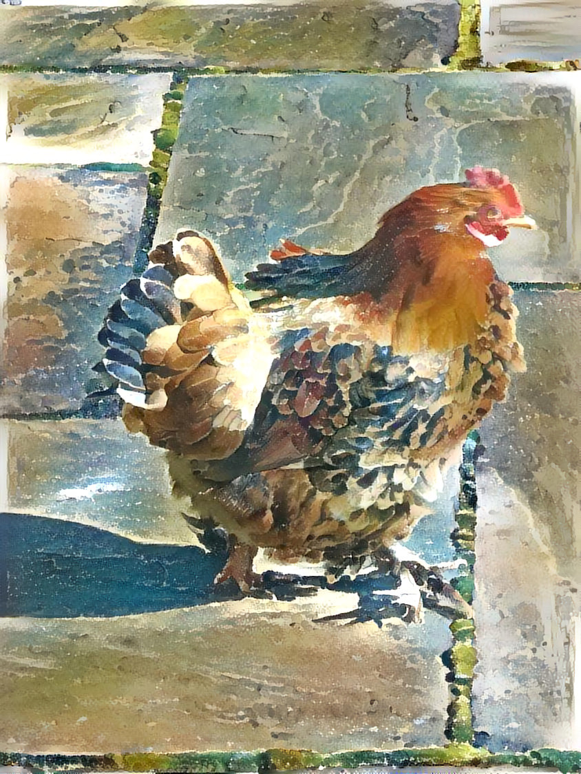 "Plump Hen" - by Unreal from own photo.