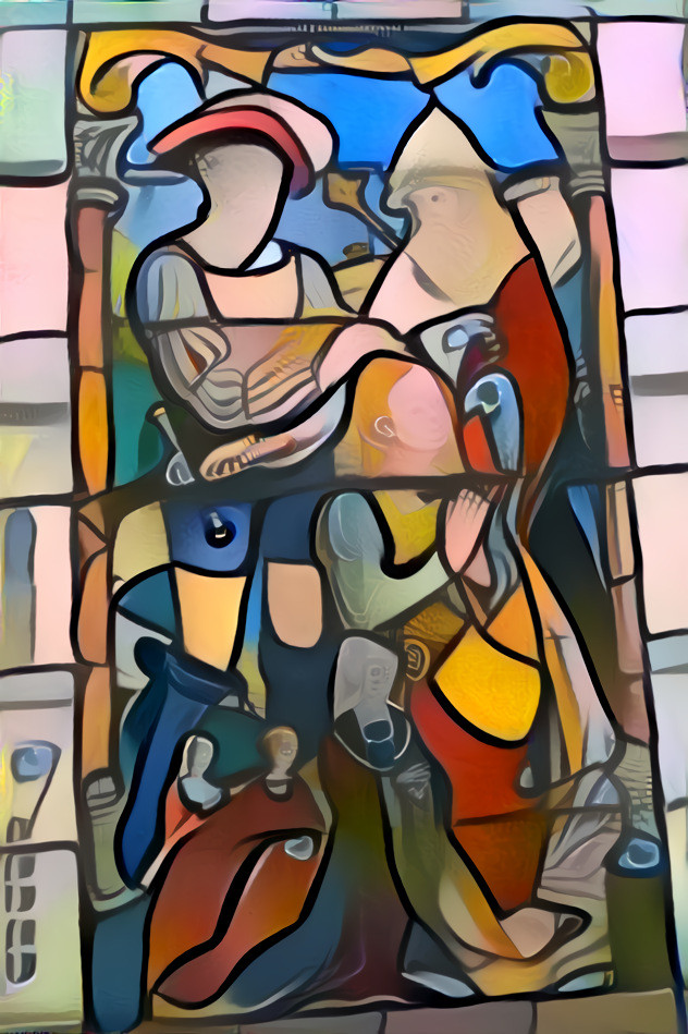 Picasso church glass