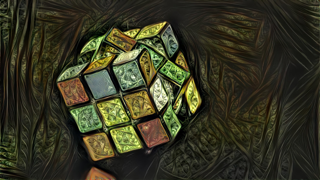 The ancient cube of rubiks