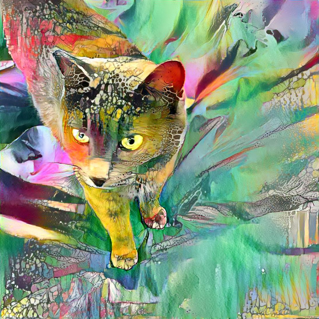 Ella the Cat in Color [1.2MP]