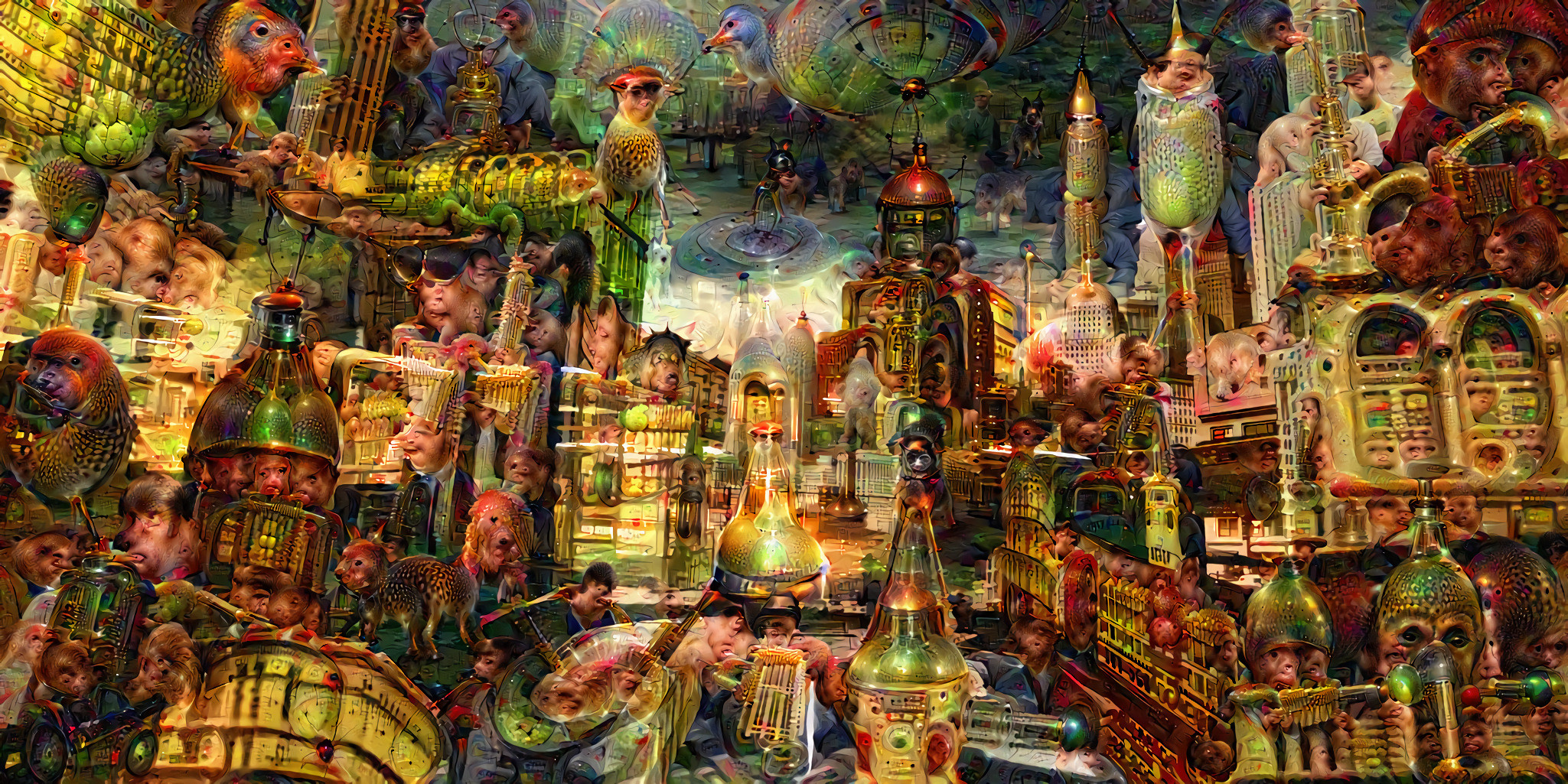 City Deep Dream Version 1