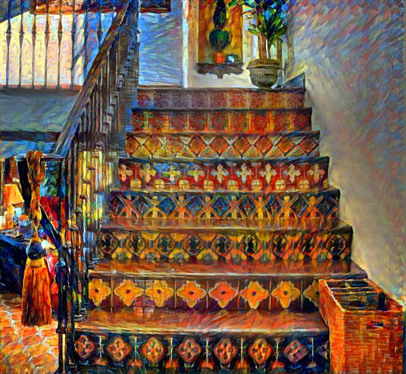 Stairway to the Hacienda 