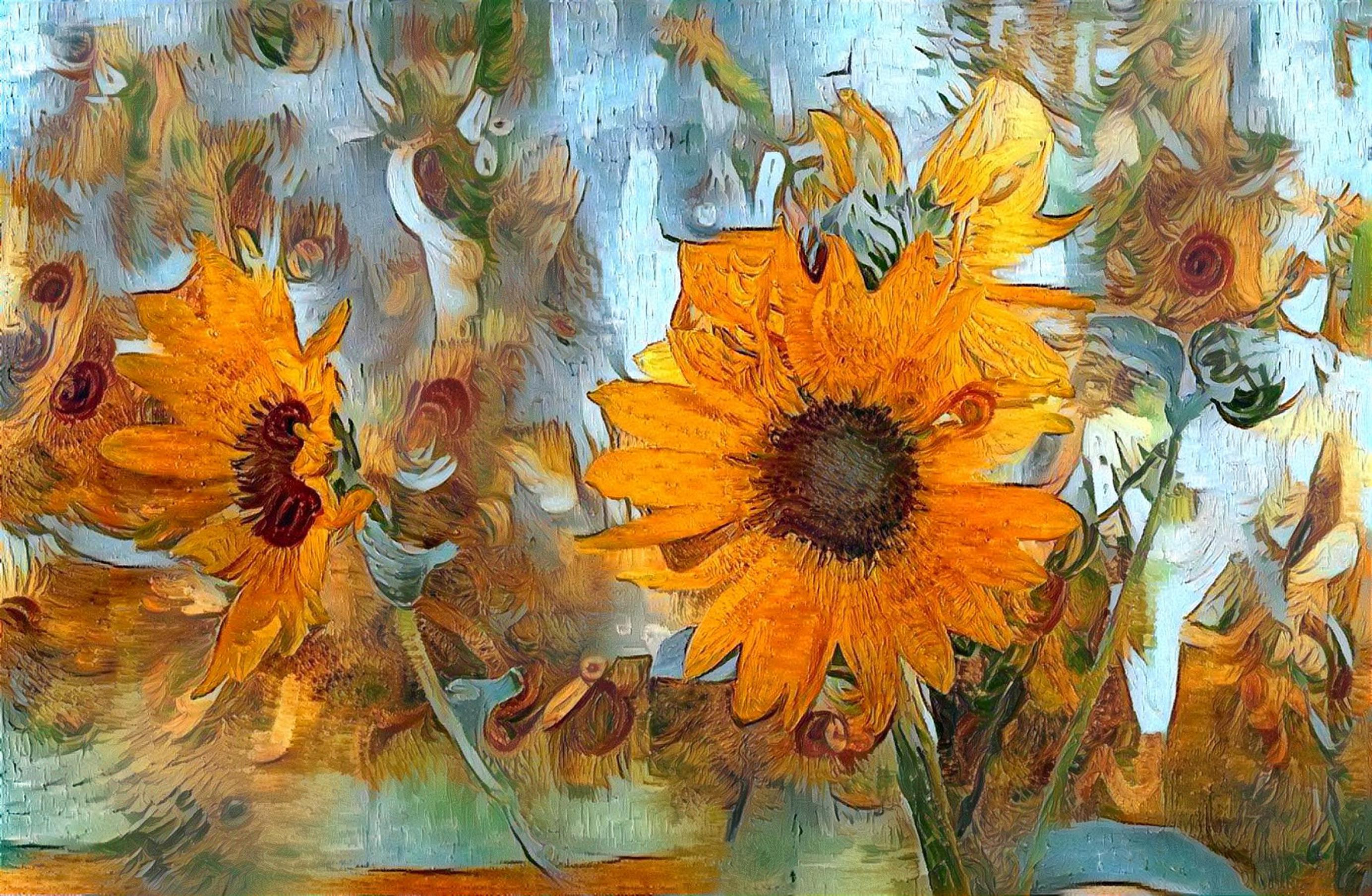 Sunflowers Amongst The Corn - Revisited -