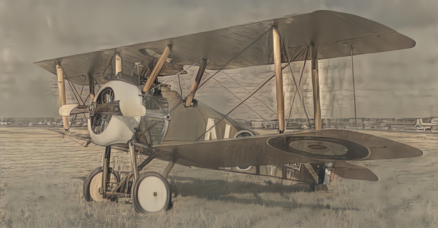 Stylized WW1 Fighter Plane