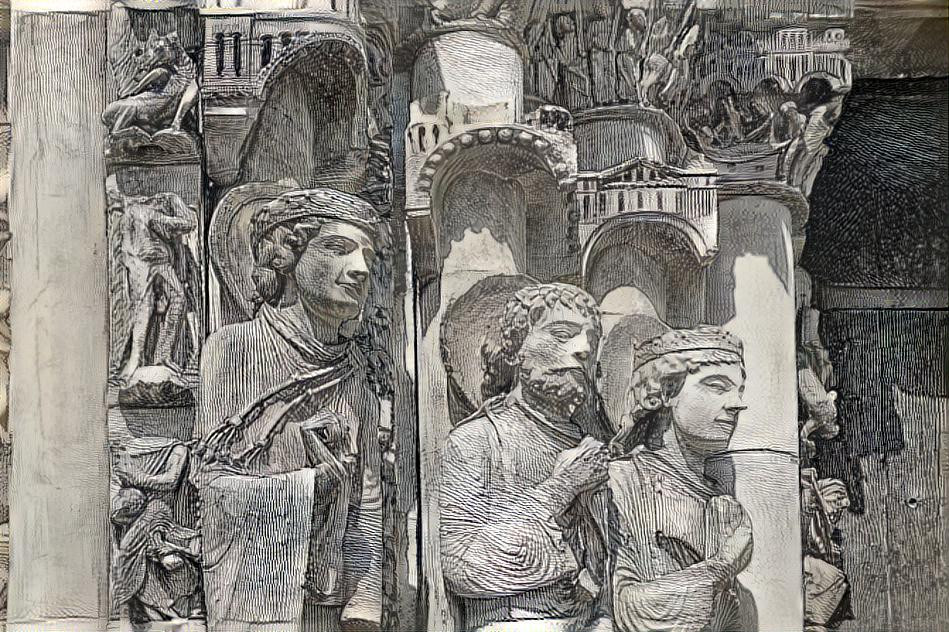 Figures from the Royal Portal, Chartres