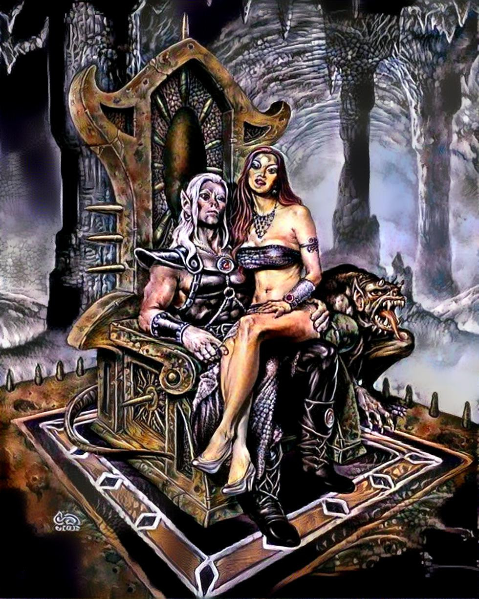 Stoned Souls by Clyde Caldwell 
