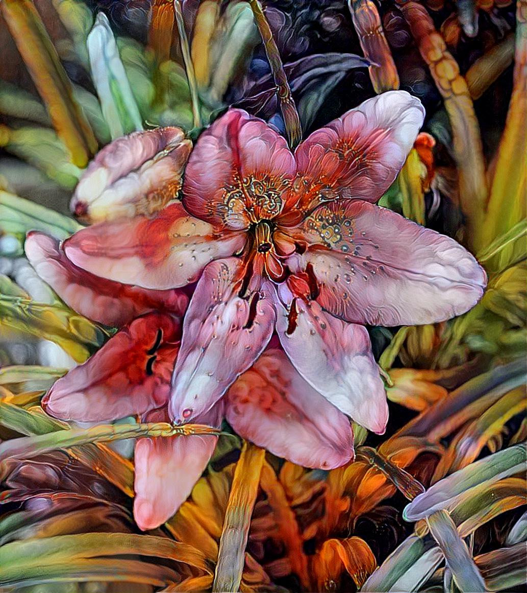 Painted Petaled Flower
