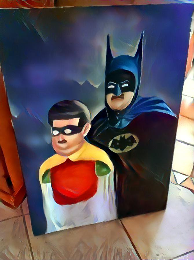 Old Batman & Old Robin