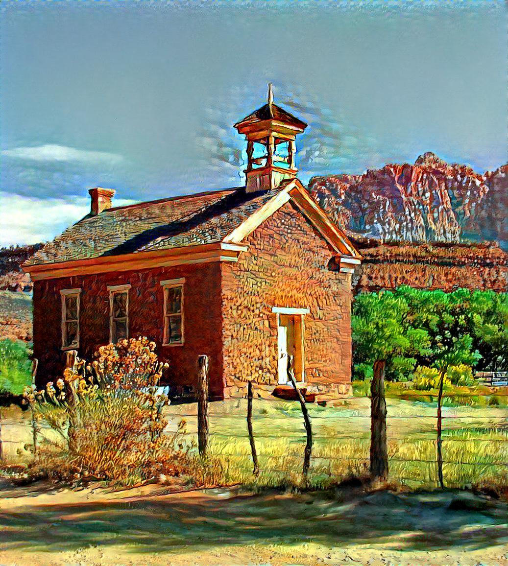 One Room School House Out West