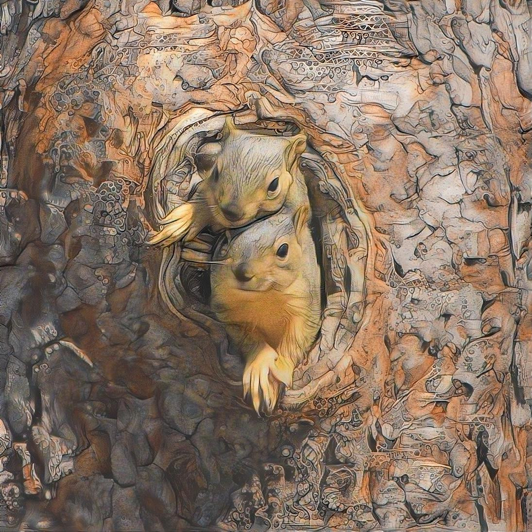 Baby Squirrels 